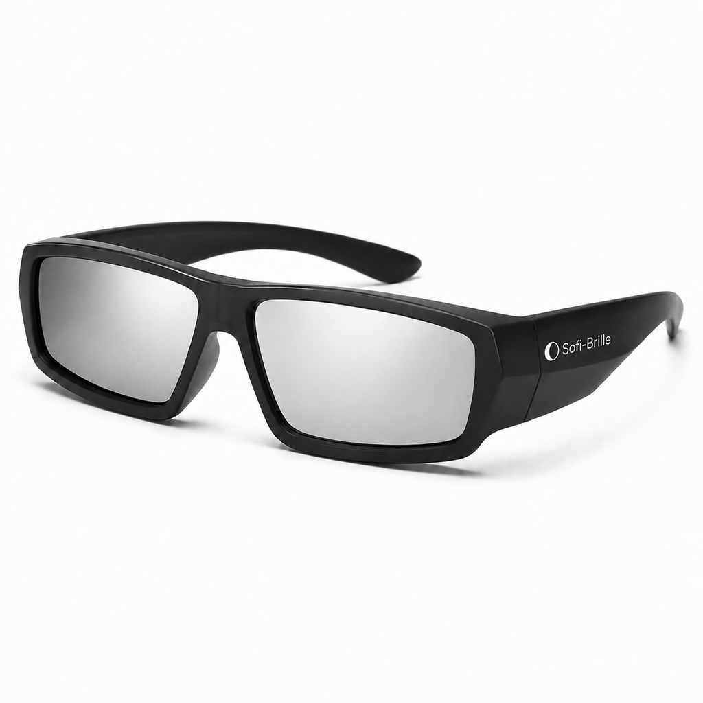 Kunststoff-Sonnenfinsternisbrille