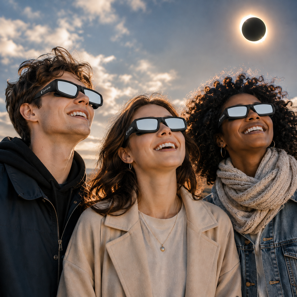 Kunststoff-Sonnenfinsternisbrille